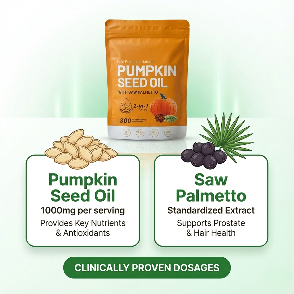 Urth&Root™ - Pumpkin Seed Oil Softgels